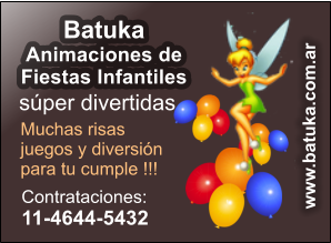 ANIMACIONES FIESTAS INFANTILES en Castelar